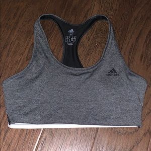 Grey no padding adidas sports bra